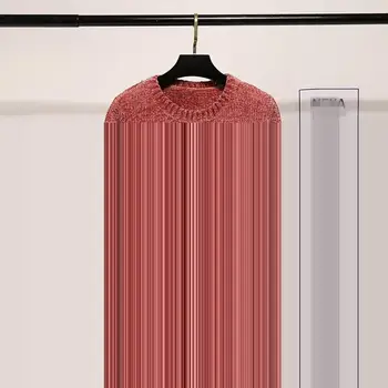 

Women Autumn High Quality Chic Knit Pullovers Casual Long Sleeve Chenille Sweaters Solid O-Neck Gold Velvet Tops