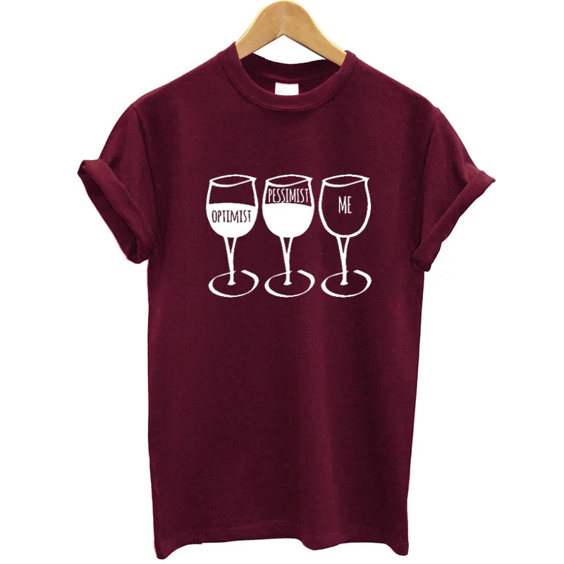 Новая модная женская футболка с принтом Кубка, короткий рукав, круглый вырез, забавная футболка, винная повседневная женская футболка уличная одежда, брендовая одежда