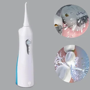 

Oral Irrigator USB Rechargeable Water Flosser Portable Dental Water Jet 150ML Water Tank Waterproof Teeth Cleaner Nursing Tool