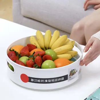 

Multifunctional Non Slip Rotating Condiment Storage Rack Tray Seasoning Cosmetic