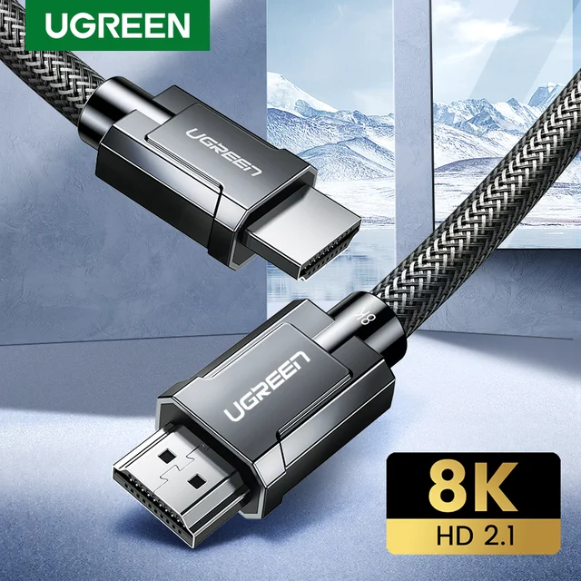 Ugreen 8K HDMI-compatible Cable for Xiaomi Mi Box 8K/60Hz 4K/120Hz Accessories All Cables Types Gadget cb5feb1b7314637725a2e7: Luxury Zinc Alloy|PVC Delicate Model