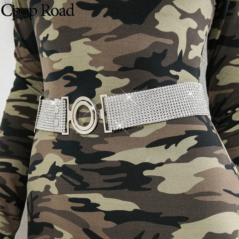 Cpop, модные роскошные блестящие стразы, платье, пояс, пряжка, для ночного клуба, шоу, аксессуары, ювелирные изделия,, женский подарок