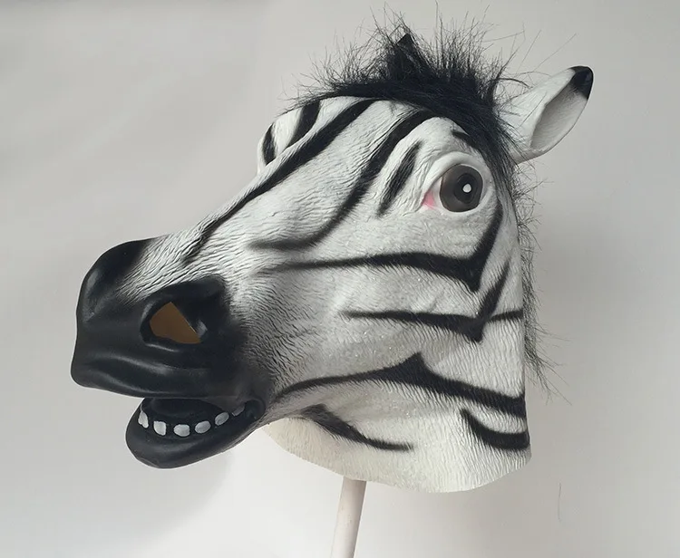 

Horsehead Mask Halloween Horror Head Band Ball COS Props Holiday Performance Party Masks 12 Chinese Zodiac Mask
