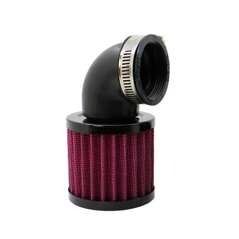 

Black Universal 90° Motorcycle Air Cleaner Intake Filter for Bobber Chopper Cruiser