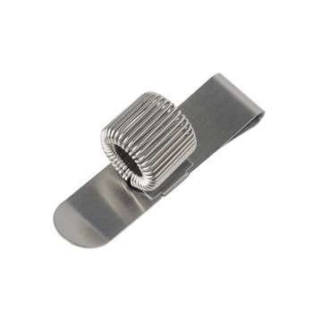 

Metal Anti Drop Practical Single Hole Flexible School Pen Holder Fixation Useful Easy Apply Clip Spring Notebook Office
