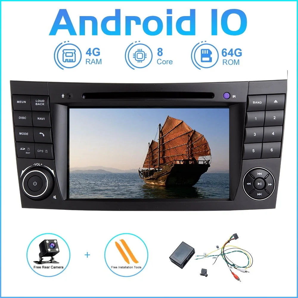 

ZLTOOPAI 128GB Android 10 Auto Stereo For Mercedes Benz E-Class W211 E300 CLK W209 CLS W219 Car Multimedia Player Fiber Decoder