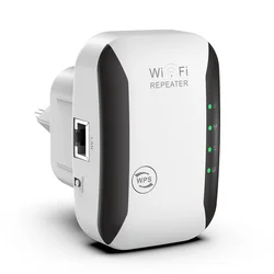 Répéteur WiFi sans fil, 300 Mbps, extension longue portée, routeur, booster de signal, amplificateur, point d'accès 