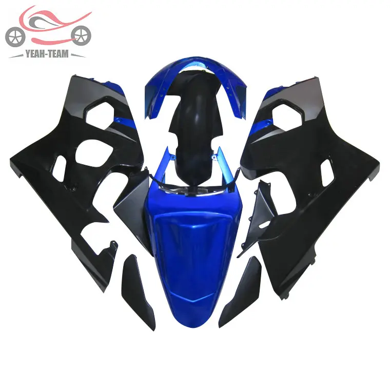 Китайский набор обтекателей на заказ для Suzuki GSXR600 2004 2005 GSX R750 K4 04 05 GSXR 600 750 синий серебристый обтекатель кузова мотоцикла