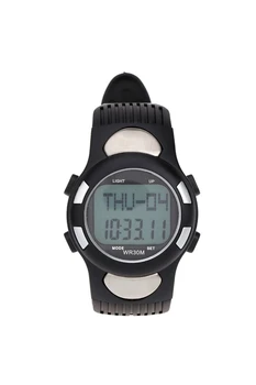 

3ATM Water-resistant Sports Pulse Heart Rate Monitor Fitness Exercise Watch Pedometer Calorie Stopwatch Outdoor Cycling
