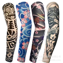 Нарукавник с татуировкой один 10 от гранта Открытый солнце-стойкие мужчины и женщины татуировка рука, чтобы покрыть большой цветок рука бесшовные Ice S