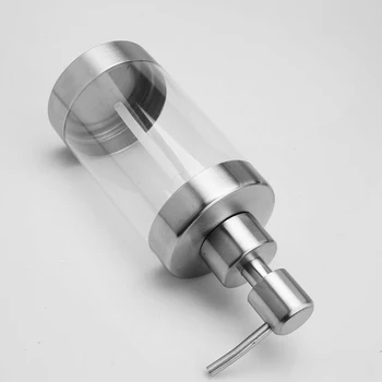 

New Hot Stainless Steel Soap Lotion Dispenser Foams Liquid Pumper Bottle Bathroom Kitchen Supplies USJ99