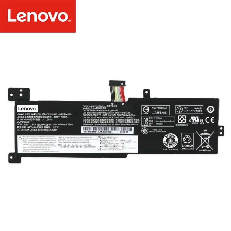 Аккумулятор для ноутбука lenovo 330 330G 15ARR L17M2PF0 L17L2PF0 L17M2PF1 7,6 V 35Wh
