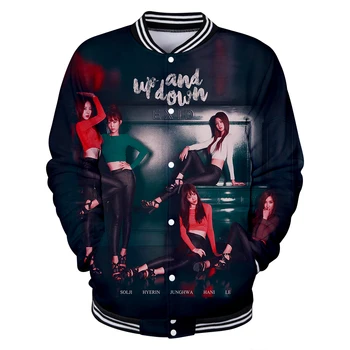 

EXID Fashion 3D Print Autumn Winter Baseball Jacket Casual Harajuku Kpop Jacket Outerwear Hot Sale
