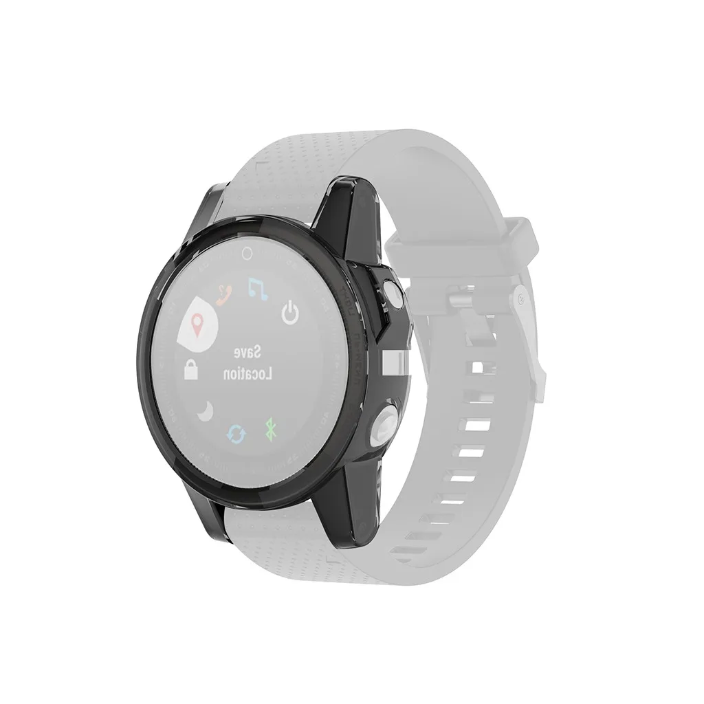 35# мягкий ультра-тонкий кристально чистый ТПУ защитный чехол для Garmin Fenix 5S Смарт-часы защитные аксессуары для Fenix 5 S