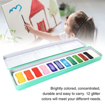 

12 Colours Graffiti Tool School Professional For Artists DIY Drawing Kids Stationery With Box Solid Watercolor Set Art Supplies