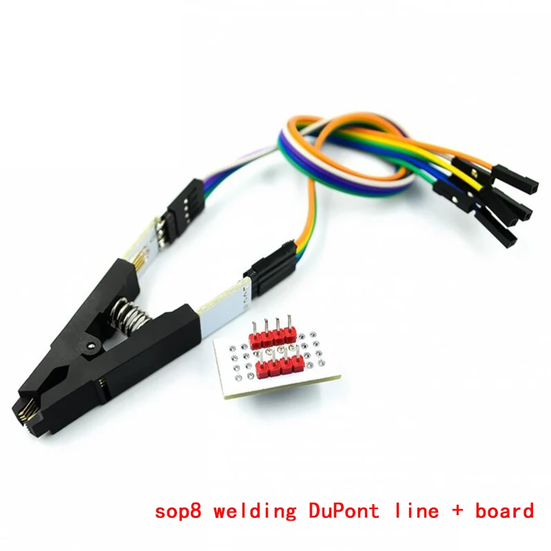 Программатор тестовый зажим SOP8 8 контактный BIOS Широкий и узкий корпус
