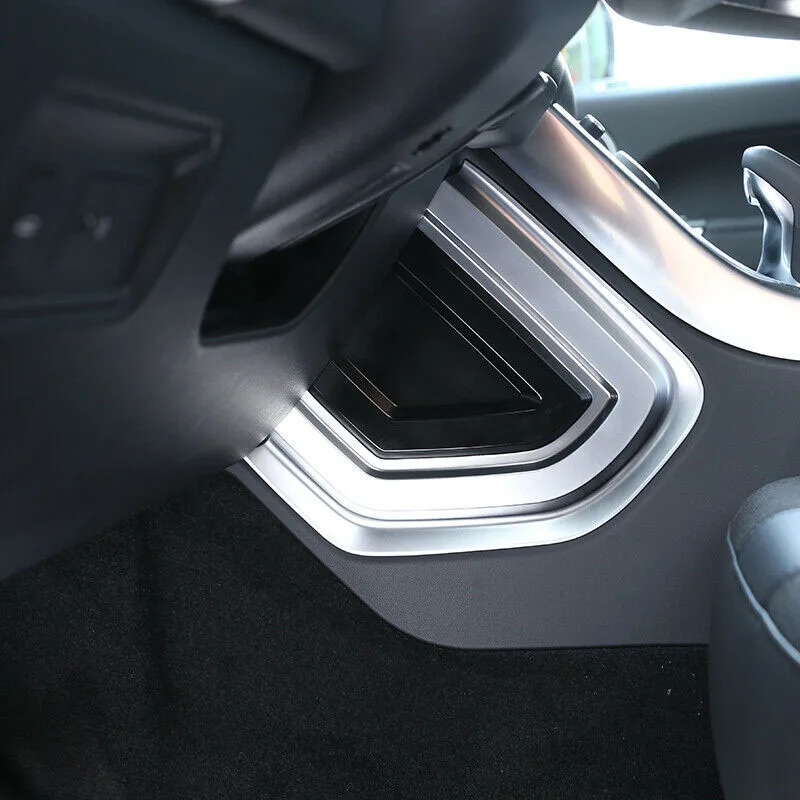 

Black Silver Inner Side Panel Cover Trim ABS For Land Rover Range Rover Sport