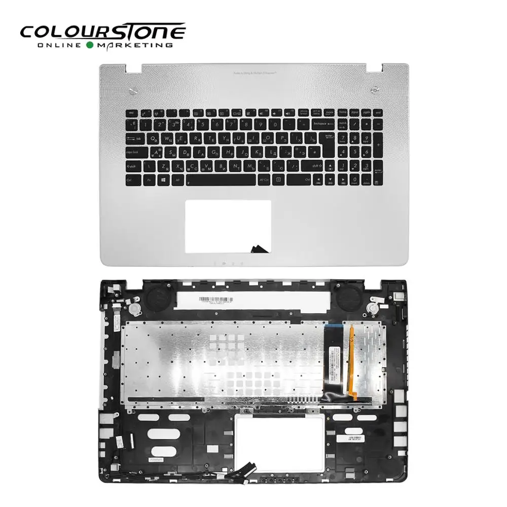  RUSSIA Black with cover C Laptop keyboard notebook RU keyboard for ASUS N76 Backlit Keyboard