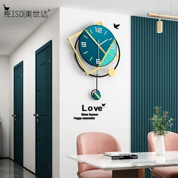 

MEISD Nordic Clocks Large Acrylic Watch Pendulum Quartz Silent Watch Christmas Home Decoration Room Horloge Big Free Shipping