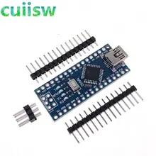 Mini usb ch340 nano 3.0 atmega328p controlador placa compatível para arduino nano ch340c usb driver nano v3.0 atmega328