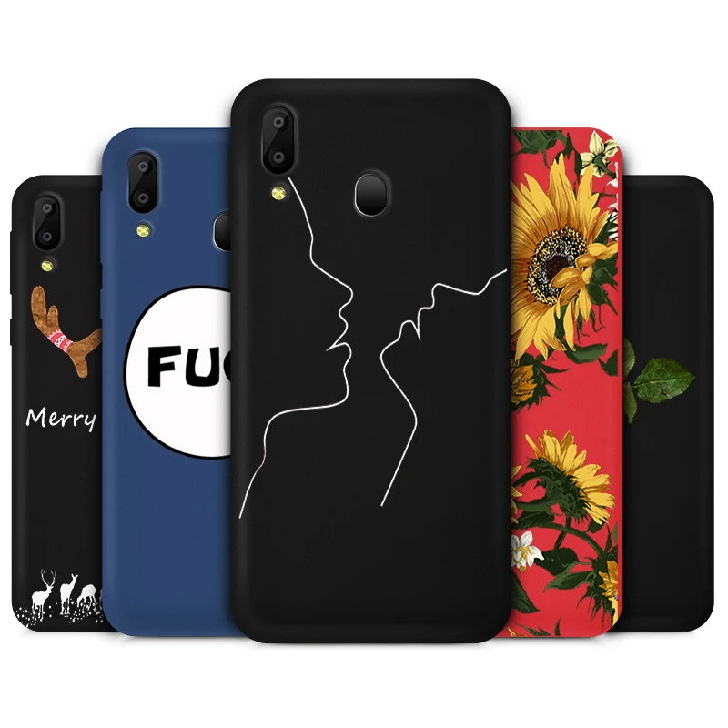 Мягкие чехлы для телефонов huawei Honor 8C 8X9 Lite P smart 2019 карамельный цвет матовая задняя
