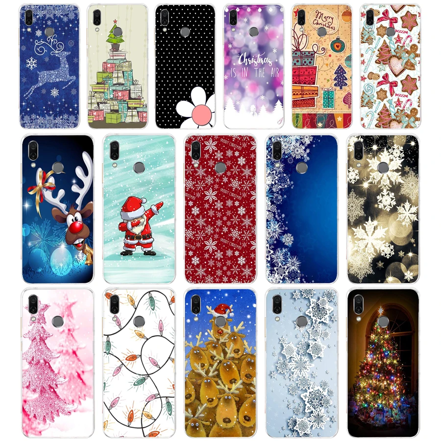 24AA Рождественские огни подарок 2 Мягкий ТПУ чехол для huawei Honor 8 8S 8X8 Lite 9 9 Lite