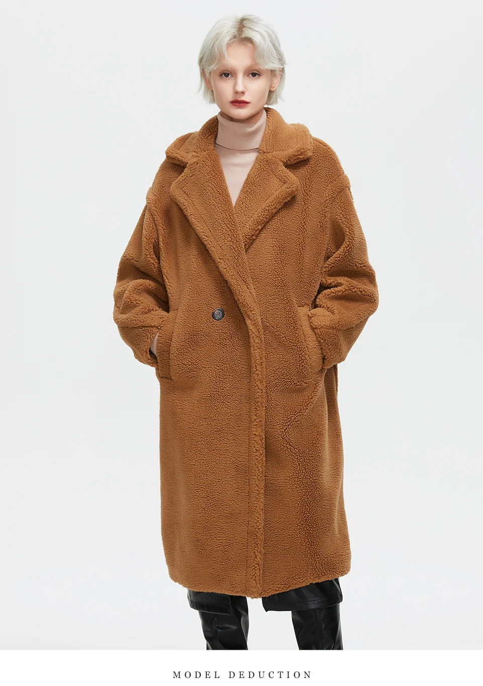 casaco de pele cashmere jaqueta elegante feminino