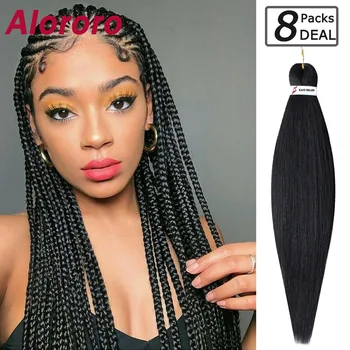 

Alororo Ombre Jumbo Braid Braiding Hair Synthetic Hair Extension Pre Stretched Crochet Hair Professional Easy Braids