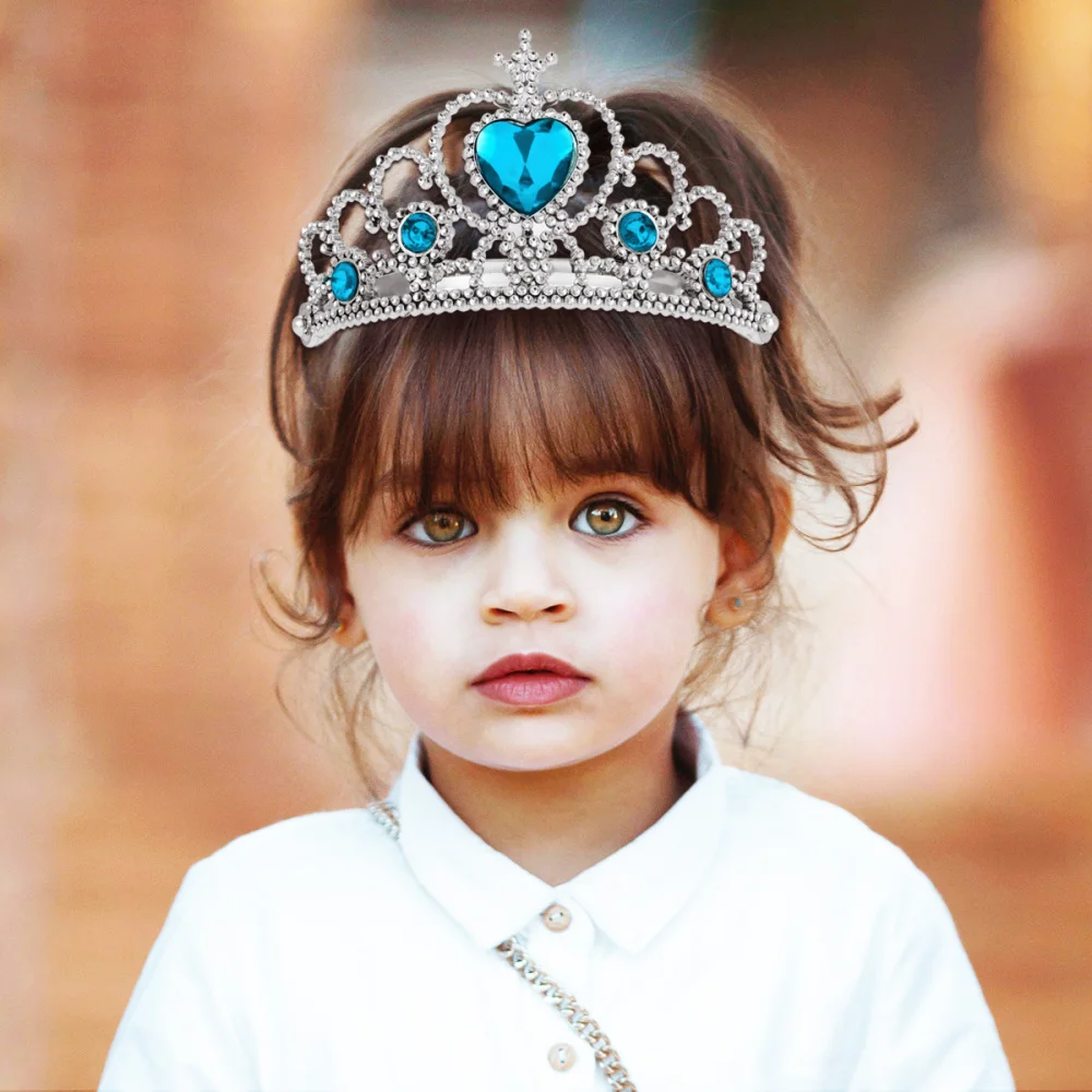 Kids Tiara Crown Set Girls Dress up Party Accessories 5pcs jewelry accessories hair headdress hair band crown