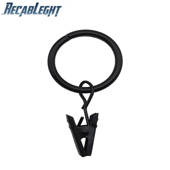 

Recableght 10pcs Metal Hanging Ring Durable Not Easy Rust Use To Hang Towels Photos Curtain Space-Saver Home Bathroom Decoration