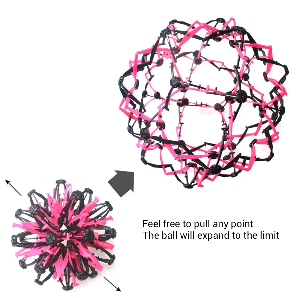 Детский Телескопический шар, бросательный шар, цветущий сжимающийся шар, мини-сферическая игрушка, растягивающийся расширяющийся шар, игрушки для детей, игрушки