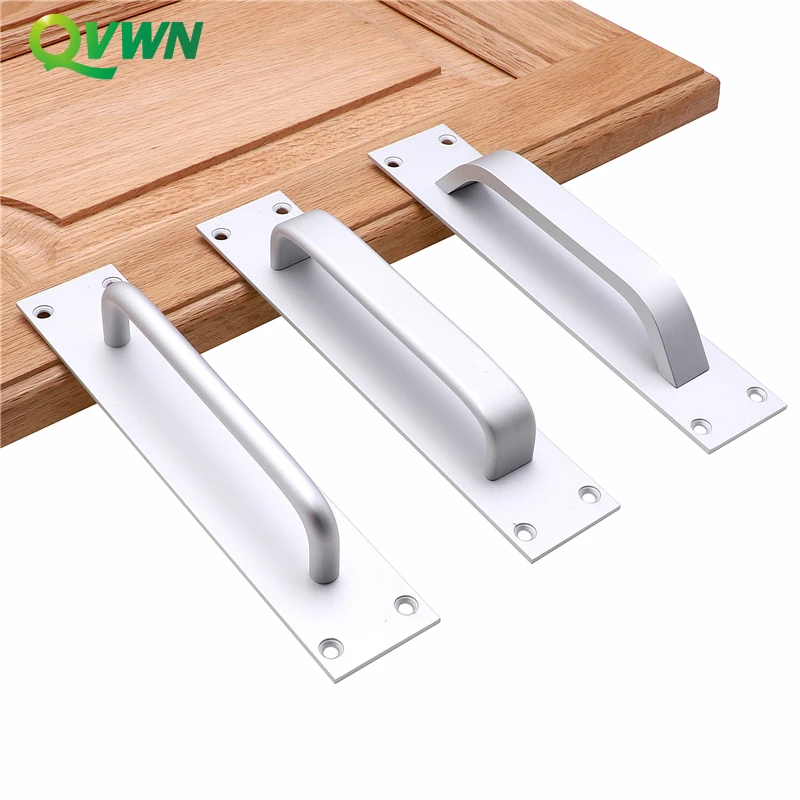 

QVWN White Aluminum Alloy Cabinet Handles Furniture Accessories Door Handle Kitchen Cupboard Pulls Drawer Knobs Knob Hardware