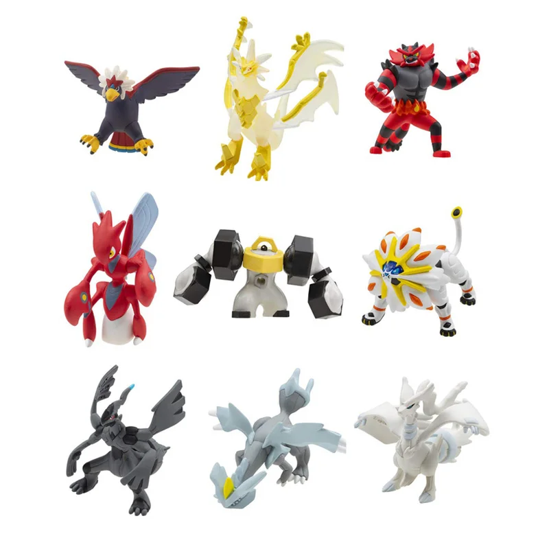 Коллекция экшн-фигурок Pokemon TAKARA TOMY MC VOL1 VOL2 VOL3 Scizor Solgaleo Incineroar модель игрушки