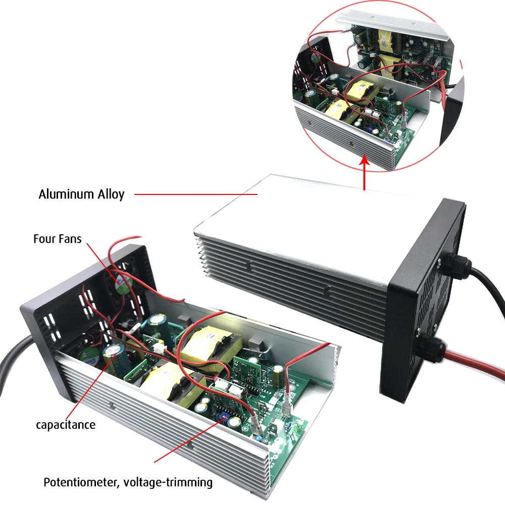 YZPOWER 84V 6A 7A 8A 9A 10A Li-ion Chargers 