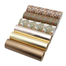 Рождественская тема Печатные Простые цвета личи искусственная кожа ткань листы для изготовления ручной работы серьги бант, 1Yc8344