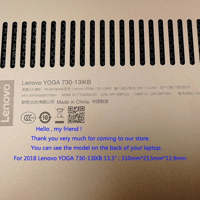 Couro do Plutônio Protetora para Yoga Capa para Portátil para 2020 Lenovo Yoga Design Criativo Manga Case Pele 720-13 Presentes 730 13ikb 13.3 - Imagem 6