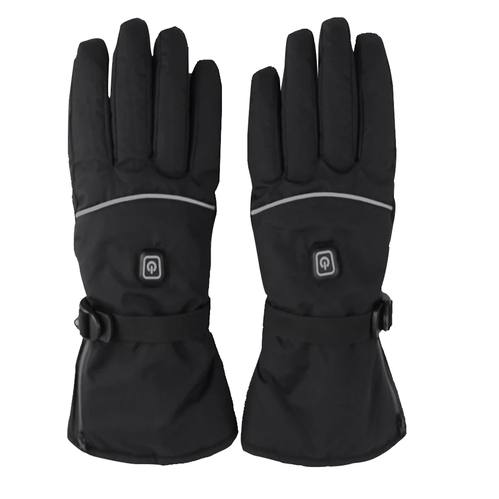 1 пара Водонепроницаемый Третий механизм сохраняет тепло Регулируемая температура походные перчатки с электрическим подогревом альпинистские зимние лыжные батареи