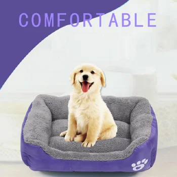 

Pet Dog Kennel Thicker Plush Pet Dog Puppy Sleep Sofa Winter Keep Warm Dog Puppy Bed Mat Pet Dog Blanket Christmas Gift Supplies