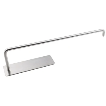 

Under Cabinet Storage Rack Stainless Steel Self Adhesive Wall Mounted For Kitchen Paper Towel Holder Bathroom Large Rustproof