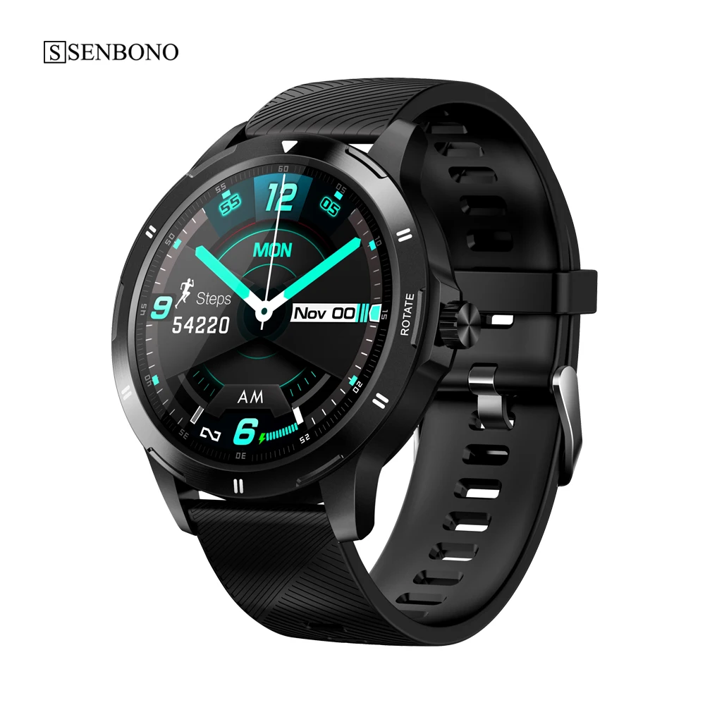 Senbono novo multi-dial relógio inteligente k15 termômetro de fitness monitor de freqüência cardíaca relógio inteligente masculino feminino smartwatch para telefone