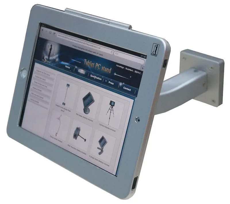 Tablet sicherheit halter lock display-ständer wand montieren fall