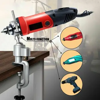 

Portable Mini Electric Drill Grinder Holder Drill Stand Clamp Clamp Support Bench Accessory Universal Bench Multifunctional O2N2