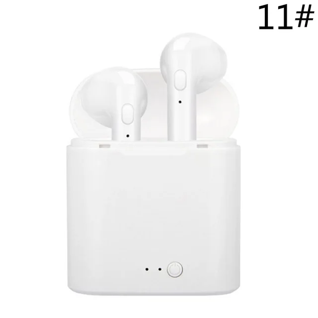 2 white with box Горячая I7s TWS Bluetooth наушники стерео вкладыши беспроводные Bluetooth наушники-вкладыши гарнитуры для всех смартфонов - Цвет: 2 white with box