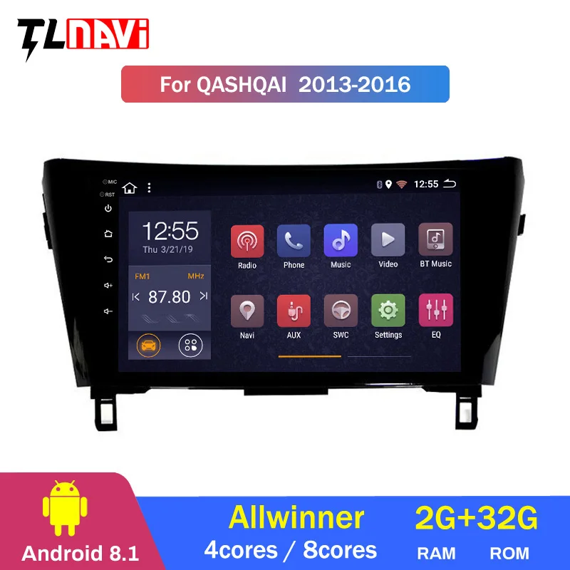 Clearance 10.1" Android 8.1 Car GPS Radio for Nissan X-Trail Qashqai J10 J11 2014 2015 2016 2017 Stereo Multimedia Navigation 1