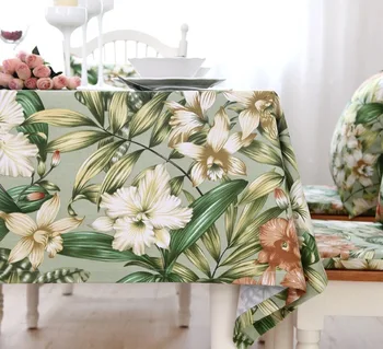 

Bamboo leaf, pure cotton, thick tablecloth, rural green plant, cotton and linen tablecloth, cloth, sofa, towel cloth