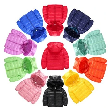 

2019 Autumn Winter Warm Jackets For Girls Coats For Boys Jackets Baby Girls Jackets Kids Hooded Outerwear Coat Children C