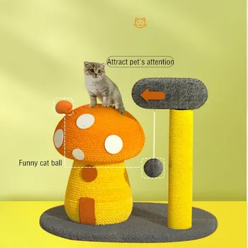 Pet Cat Tree with mushroom design 2