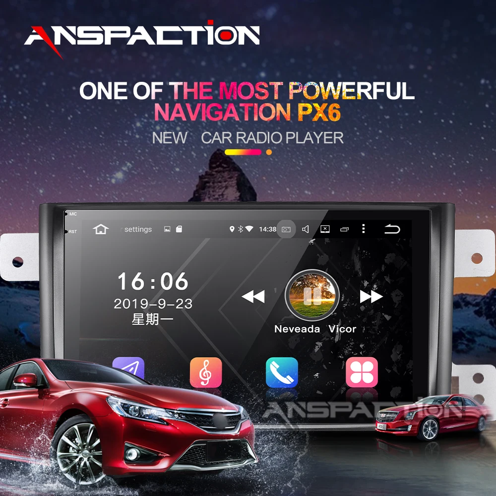 4G Android 9 0 Автомобильный gps 2 DIN dvd-плеер для SUZUKI GRAND VITARA 2007-2013 Радио стерео