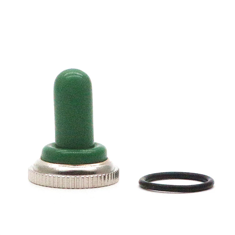 Toowei T700-2 тумблер Водонепроницаемый Колпачок M12* 1,0/металлическая основа/5 шт в упаковке - Цвет: Зеленый