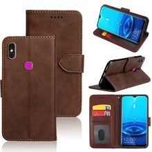 MKS Mewah Pu Kulit Flip Dompet Case Belakang untuk Leagoo M13 Smartphone Stand Dudukan Penutup Tas dengan ID Card slot(China)